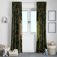 Hawaii Lei Kamehameha Window Curtain Melemele Seamless Pattern Hibiscus Flower