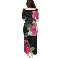 Hafa Adai Guam Puletasi Tropical Flowers Colorful Vibes