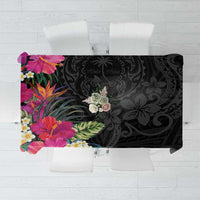 Hafa Adai Guam Tablecloth Tropical Flowers Colorful Vibes
