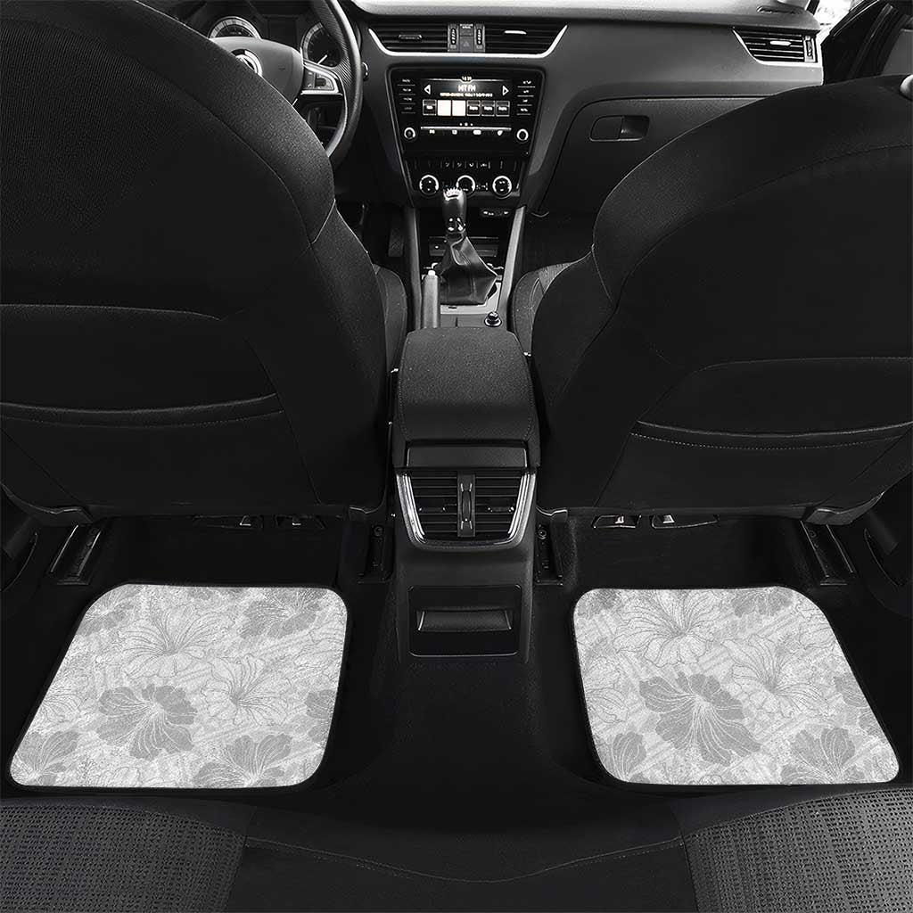 Samoa Lotu Tamaiti Car Mats White Sun Day Beauty Hibiscus Ver01