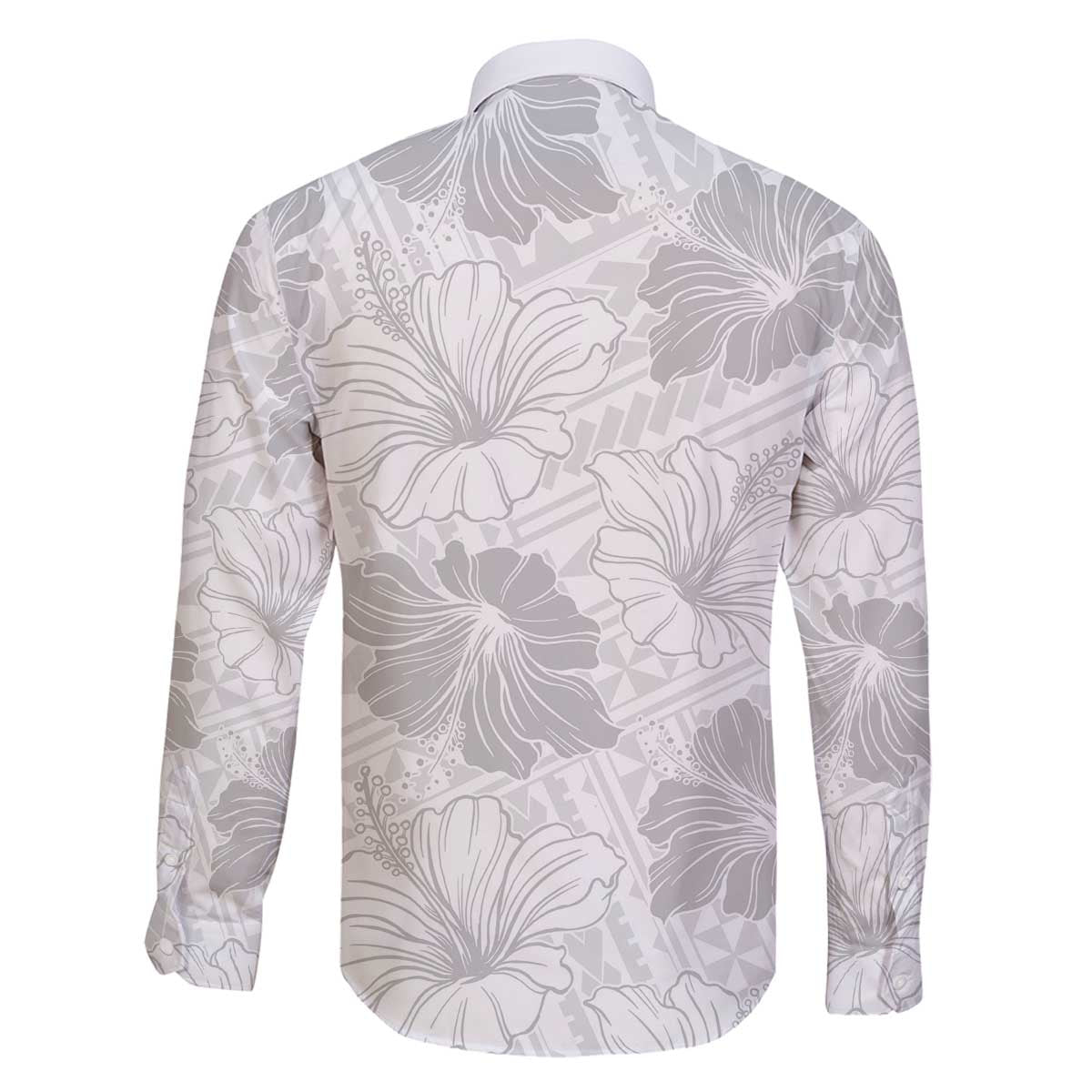 Samoa Lotu Tamaiti Family Matching Off The Shoulder Long Sleeve Dress and Hawaiian Shirt White Sun Day Beauty Hibiscus Ver01 LT9 - Polynesian Pride