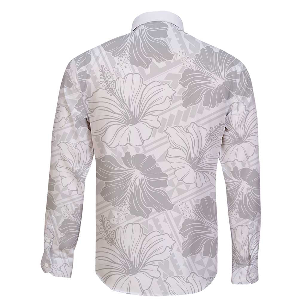 Samoa Lotu Tamaiti Family Matching Short Sleeve Bodycon Dress and Hawaiian Shirt White Sun Day Beauty Hibiscus Ver01 LT9 - Polynesian Pride
