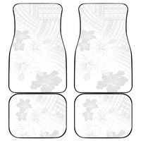 Samoa Lotu Tamaiti Car Mats White Sun Day Beauty Hibiscus Ver02 LT9 - Polynesian Pride