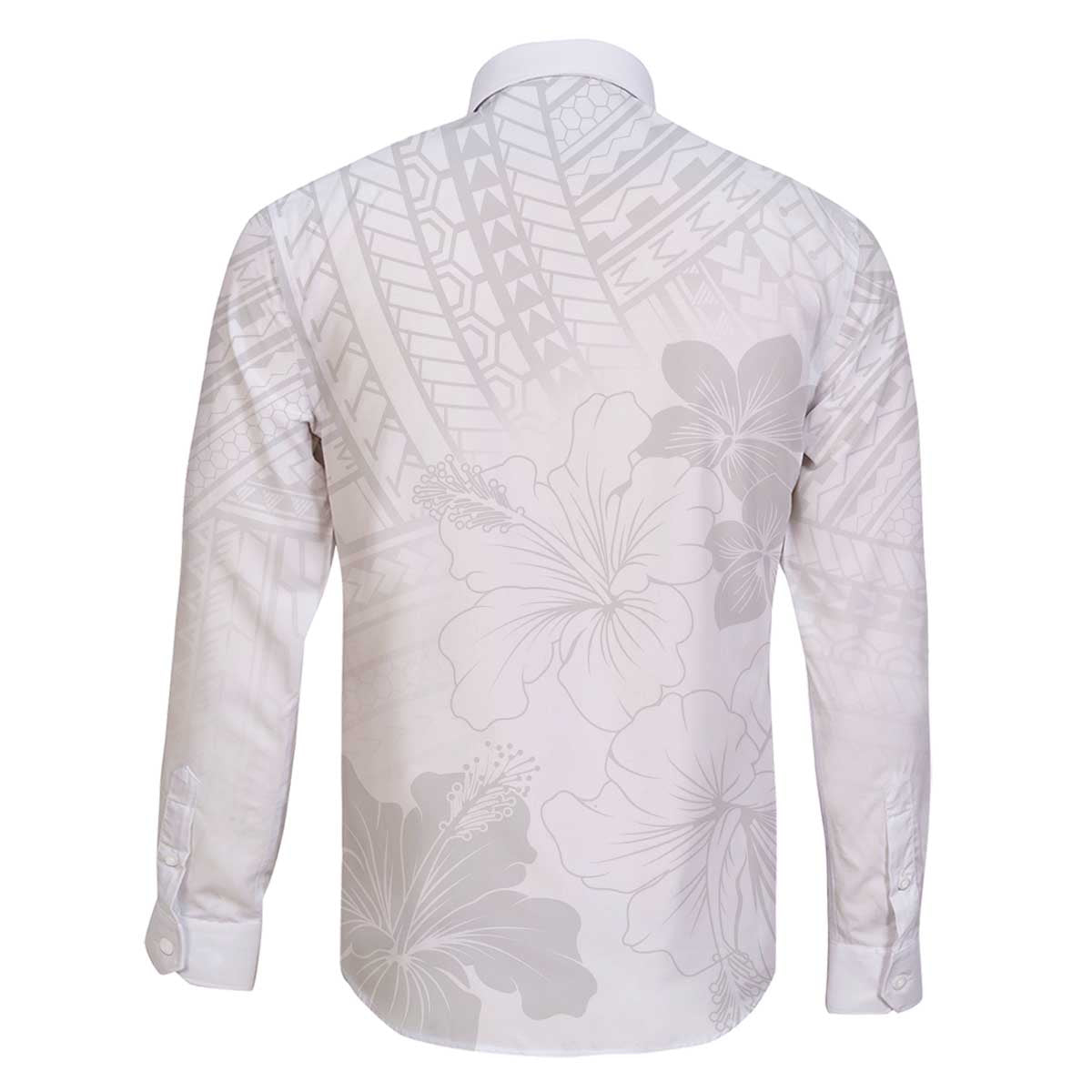 Samoa Lotu Tamaiti Family Matching Off Shoulder Short Dress and Hawaiian Shirt White Sun Day Beauty Hibiscus Ver02 LT9 - Polynesian Pride