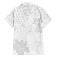 Samoa Lotu Tamaiti Family Matching Puletasi and Hawaiian Shirt White Sun Day Beauty Hibiscus Ver02 LT9 - Polynesian Pride