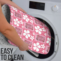 Give Cancer The Boot Pink Cowgirl Bathroom Set Western Aloha Hibiscus Paniolo Heritage Floral LT9 - Polynesian Pride
