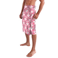 Give Cancer The Boot Pink Cowgirl Lavalava Western Aloha Hibiscus Paniolo Heritage Floral LT9 - Polynesian Pride