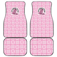 Give Cancer The Boot Pink Cowgirl Car Mats Hawaiian Paniolo Mixed Quilt Pattern Style LT9 - Polynesian Pride