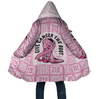 Give Cancer The Boot Pink Cowgirl Cloak Hawaiian Paniolo Mixed Quilt Pattern Style LT9 Unisex Pink - Polynesian Pride