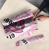 Give Cancer The Boot Pink Cowgirl Umbrella Hawaiian Paniolo Mixed Quilt Pattern Style LT9 - Polynesian Pride