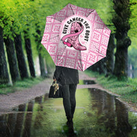 Give Cancer The Boot Pink Cowgirl Umbrella Hawaiian Paniolo Mixed Quilt Pattern Style LT9 - Polynesian Pride