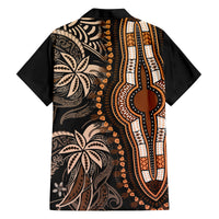 Polynesia Dashiki Family Matching Long Sleeve Bodycon Dress and Hawaiian Shirt Polynesia and Africa Traditional Special Together Gold LT9 - Polynesian Pride