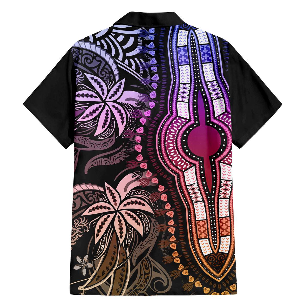 Polynesia Dashiki Family Matching Long Sleeve Bodycon Dress and Hawaiian Shirt Polynesia and Africa Traditional Special Together Pastel LT9 - Polynesian Pride
