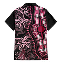 Polynesia Dashiki Family Matching Mermaid Dress and Hawaiian Shirt Polynesia and Africa Traditional Special Together Pink LT9 - Polynesian Pride