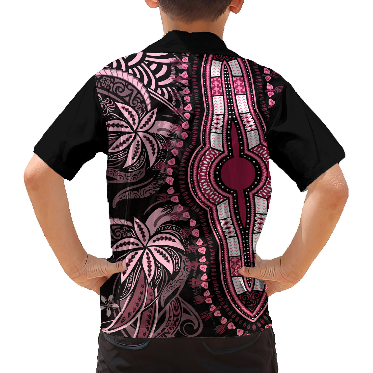 polynesia-dashiki-kid-hawaiian-shirt-polynesia-and-africa-traditional-special-together-pink