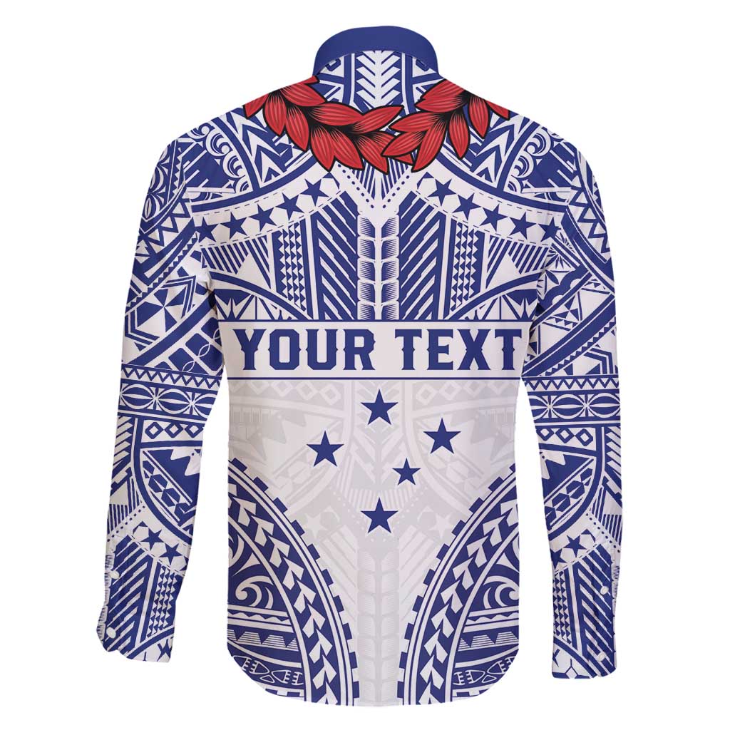 Personalised Toa Samoa Rugby Spirit Family Matching Summer Maxi Dress and Hawaiian Shirt White Samoan Tribal Pattern - Polynesian Pride
