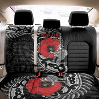 ANZAC Day Aotearoa Silver Fern Maori Personalised Back Car Seat Cover LT9 - Polynesian Pride