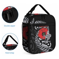 ANZAC Day Aotearoa Silver Fern Maori Personalised Lunch Bag LT9 - Polynesian Pride
