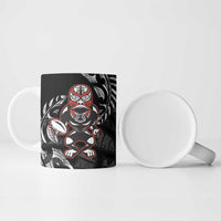 New Zealand Indigenous-Maori Rugby Custom Ceramic Mug - Polynesian Pride