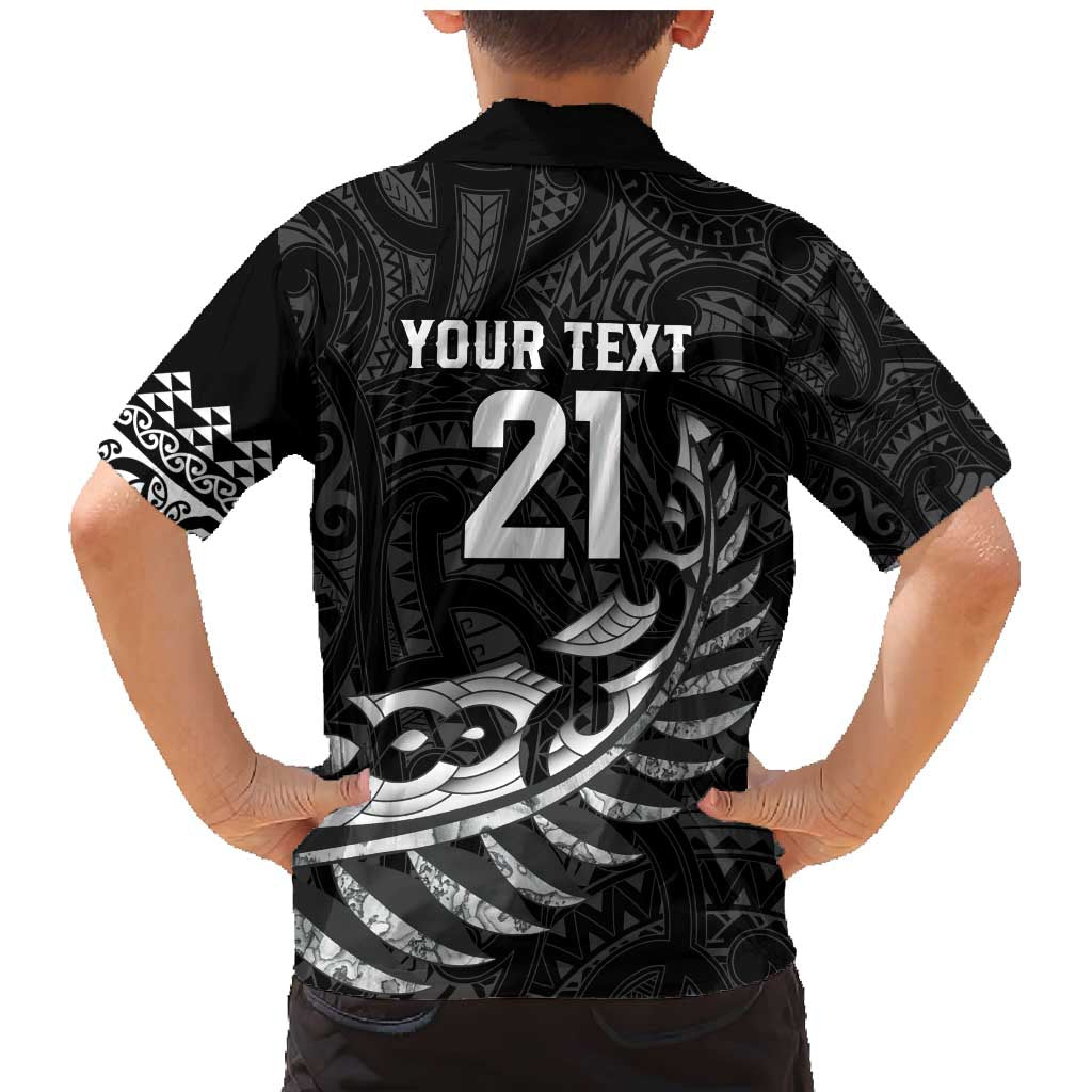 New Zealand Indigenous-Maori Rugby Custom Family Matching Mermaid Dress and Hawaiian Shirt LT9 - Polynesian Pride