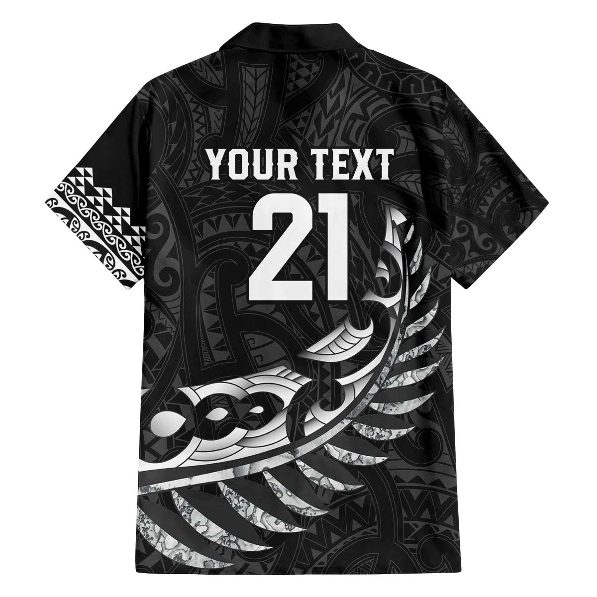 New Zealand Indigenous-Maori Rugby Custom Family Matching Off The Shoulder Long Sleeve Dress and Hawaiian Shirt LT9 - Polynesian Pride