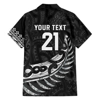New Zealand Indigenous-Maori Rugby Custom Family Matching Off Shoulder Maxi Dress and Hawaiian Shirt LT9 - Polynesian Pride