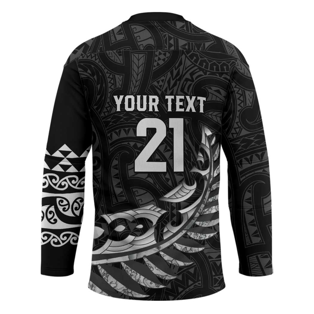 New Zealand Indigenous-Maori Rugby Custom Hockey Jersey - Polynesian Pride
