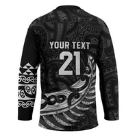 New Zealand Indigenous-Maori Rugby Custom Hockey Jersey - Polynesian Pride