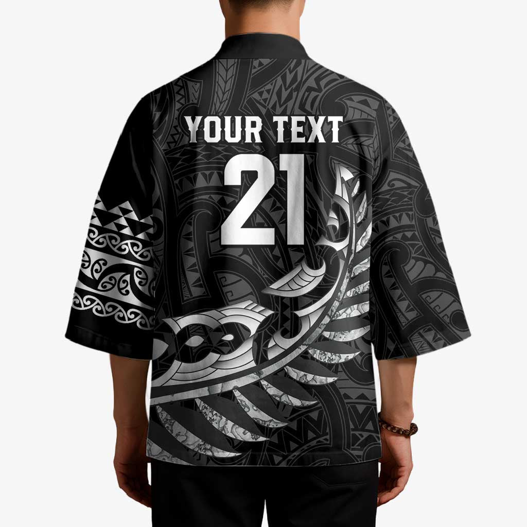 New Zealand Indigenous-Maori Rugby Custom Kimono - Polynesian Pride