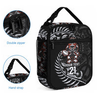 New Zealand Indigenous-Maori Rugby Custom Lunch Bag LT9 - Polynesian Pride