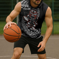 New Zealand Indigenous-Maori Rugby Custom Sleeveless Hoodie - Polynesian Pride