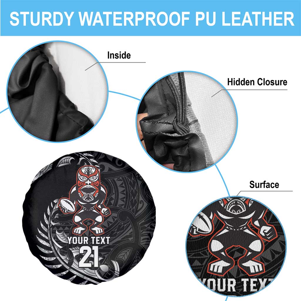 New Zealand Indigenous-Maori Rugby Custom Spare Tire Cover LT9 - Polynesian Pride