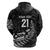 New Zealand Indigenous-Maori Rugby Custom Zip Hoodie