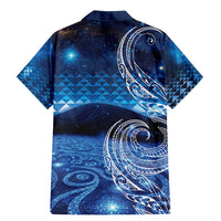 New Zealand Matariki Family Matching Mermaid Dress and Hawaiian Shirt Taniko Aramoana With Koru Galaxy Sky Night LT9 - Polynesian Pride