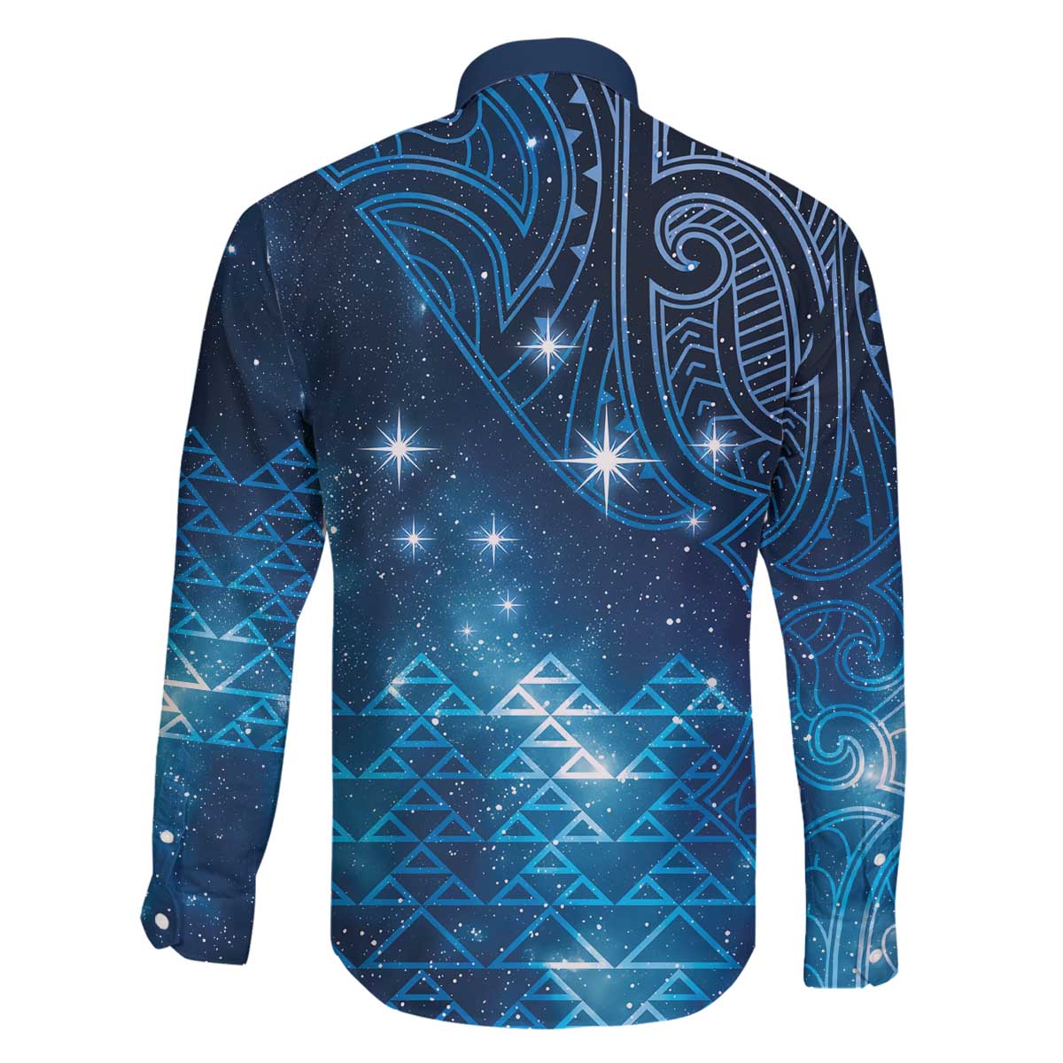 New Zealand Matariki Family Matching Off The Shoulder Long Sleeve Dress and Hawaiian Shirt Taniko Aramoana With Maori Galaxy Sky Night LT9 - Polynesian Pride