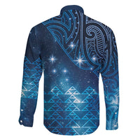 New Zealand Matariki Family Matching Short Sleeve Bodycon Dress and Hawaiian Shirt Taniko Aramoana With Maori Galaxy Sky Night LT9 - Polynesian Pride