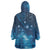 New Zealand Matariki Wearable Blanket Hoodie Taniko Aramoana With Maori Galaxy Sky Night