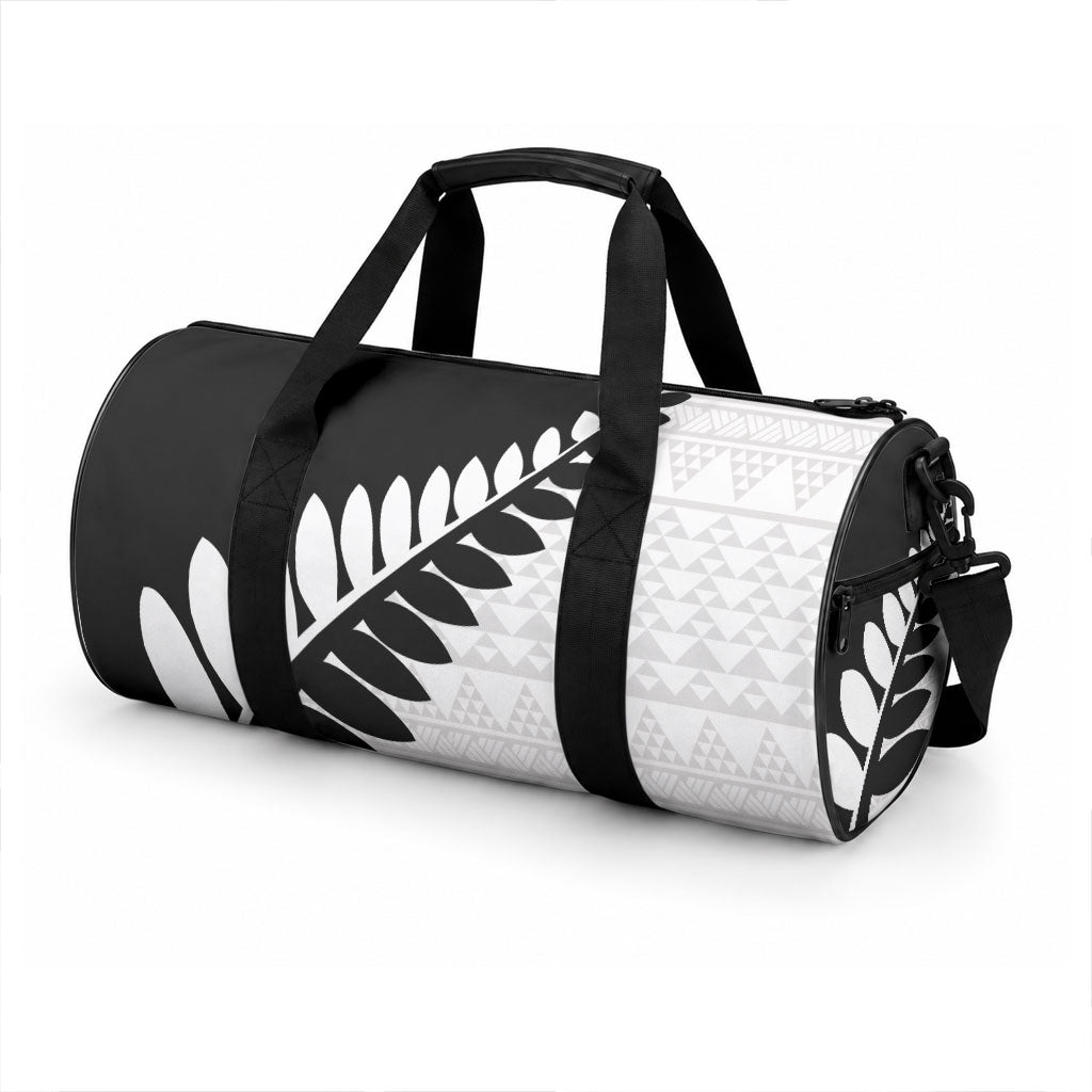New Zealand Silver Fern Niho Taniwha Duffle Bag LT9 - Polynesian Pride