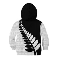 New Zealand Silver Fern Niho Taniwha Kid Hoodie LT9 - Polynesian Pride