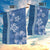 Blue Hibiscus Turle Garden Flag Hawaiian Style Tribal Tapa Pattern