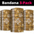 Gold Hibiscus Turle Neck Gaiter Hawaiian Style Tribal Tapa Pattern - Polynesian Pride