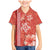 Red Hibiscus Turle Family Matching Mermaid Dress and Hawaiian Shirt Hawaiian Style Tribal Tapa Pattern