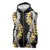 Puakenikeni and Maile Lei Sleeveless Zip Hoodie Black Double Strand Lei - Polynesian Pride