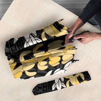 Puakenikeni and Maile Lei Umbrella Black Double Strand Lei LT9 - Polynesian Pride
