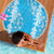 Puakenikeni and Maile Lei Beach Blanket Blue Double Strand Lei