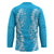 Puakenikeni and Maile Lei Hockey Jersey Blue Double Strand Lei - Polynesian Pride