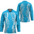 Puakenikeni and Maile Lei Hockey Jersey Blue Double Strand Lei - Polynesian Pride