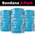 Puakenikeni and Maile Lei Neck Gaiter Blue Double Strand Lei - Polynesian Pride