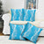 Puakenikeni and Maile Lei Pillow Cover Blue Double Strand Lei - Polynesian Pride