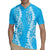 Puakenikeni and Maile Lei Rugby Jersey Blue Double Strand Lei